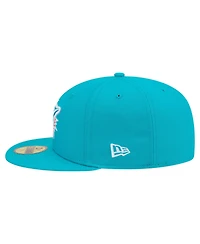 New Era Men's Aqua Miami Dolphins 59FIFTY Fitted Hat
