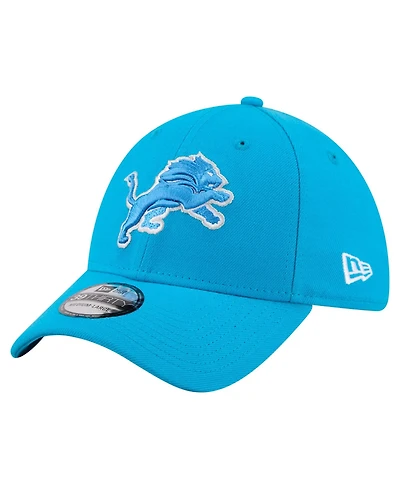 New Era Men's Blue Detroit Lions Core Team 39THIRTY Flex Hat