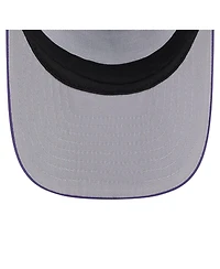 New Era Men's White/Purple Baltimore Ravens Foodie 9FIFTY A-Frame Trucker Snapback Hat