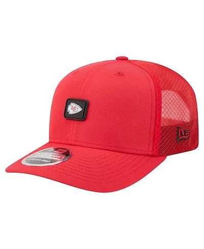 New Era Men's Red Kansas City Chiefs Micro Badge 9SEVENTY Adjustable Hat