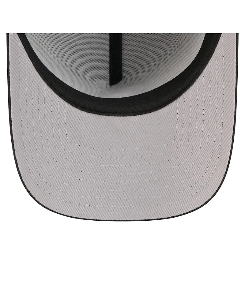 New Era Men's Black Seattle Mariners A-Frame 59FORTY Fitted Hat