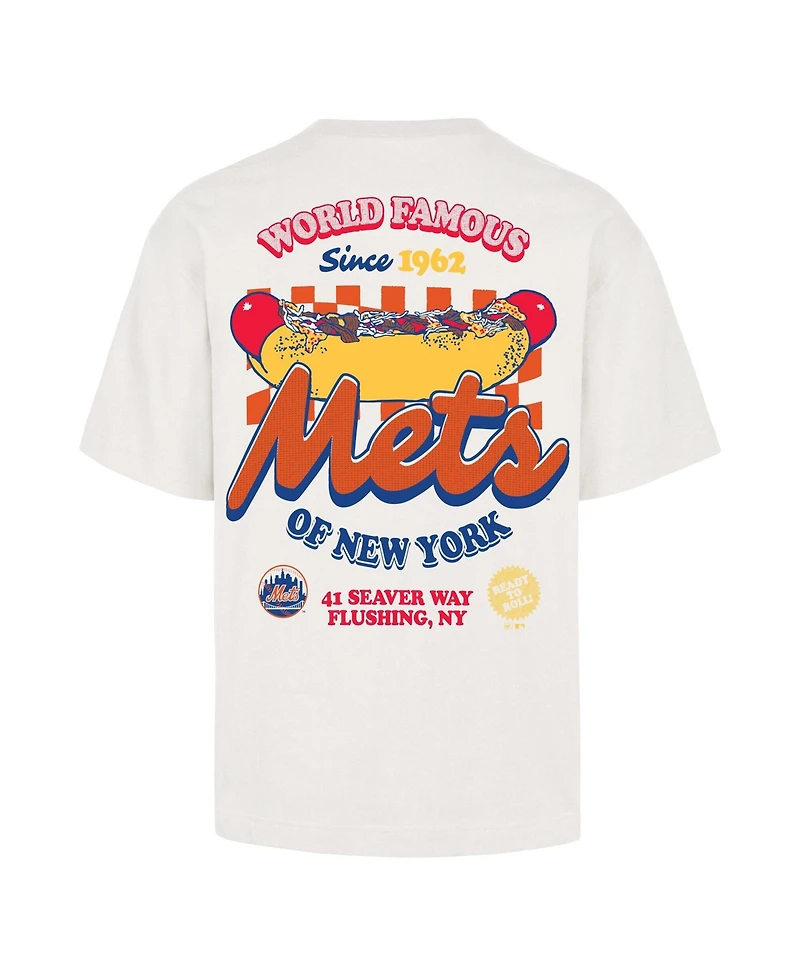 47 Brand Men's Cream New York Mets Glizzy T-Shirt