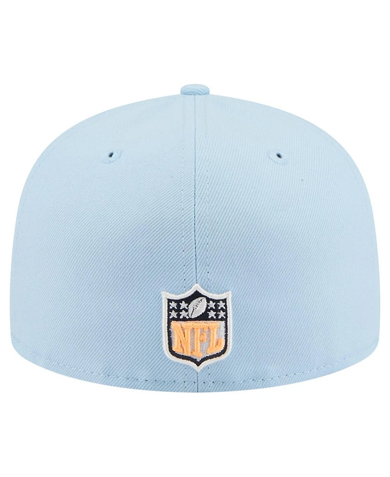 New Era Men's Coastal Blue Green Bay Packers 59FIFTY Fitted Hat