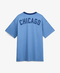 Nike Men's Light Blue Chicago Cubs Cooperstown Collection Ringer T-Shirt