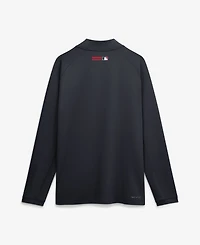 Nike Men's Navy Cleveland Guardians Authentic Collection Dri-fit Raglan Half-Zip Pullover