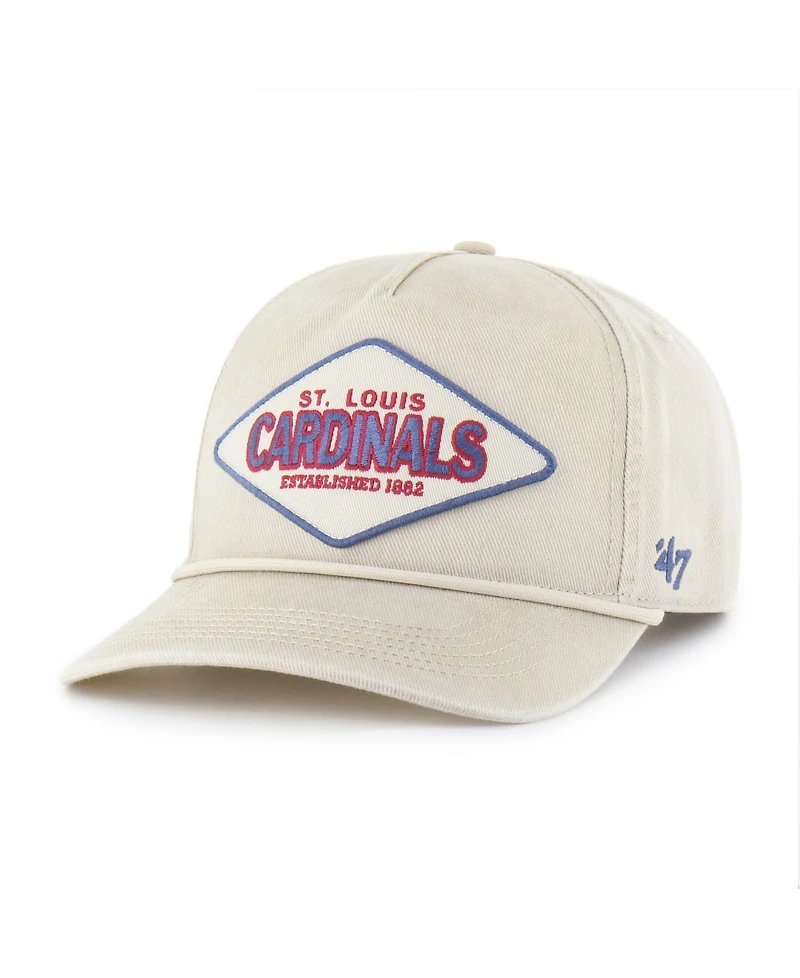 47 Brand Men's Khaki St. Louis Cardinals Cairn Hitch Adjustable Hat