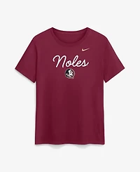 Nike Women's Garnet Florida State Seminoles Script Mantra Logo T-Shirt