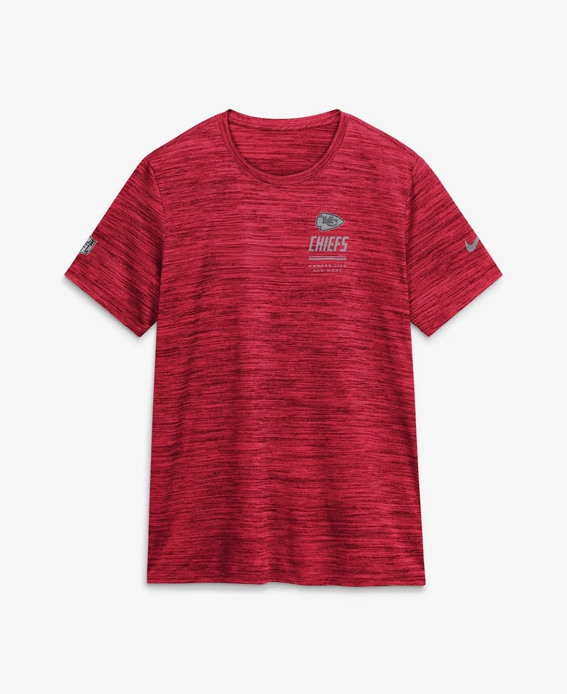 Nike Women's Red Kansas City Chiefs Sideline Velocity Dri-fit T-Shirt