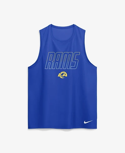 Nike Men's Royal Los Angeles Rams Kickoff Miler Dri-fit Tank Top