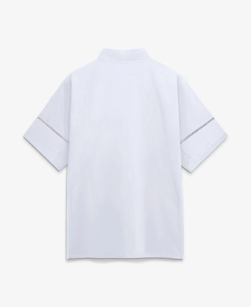 Nike Men's White Lsu Tigers 2026 Sideline Short Sleeve Quarter-Zip Coaches Jacket