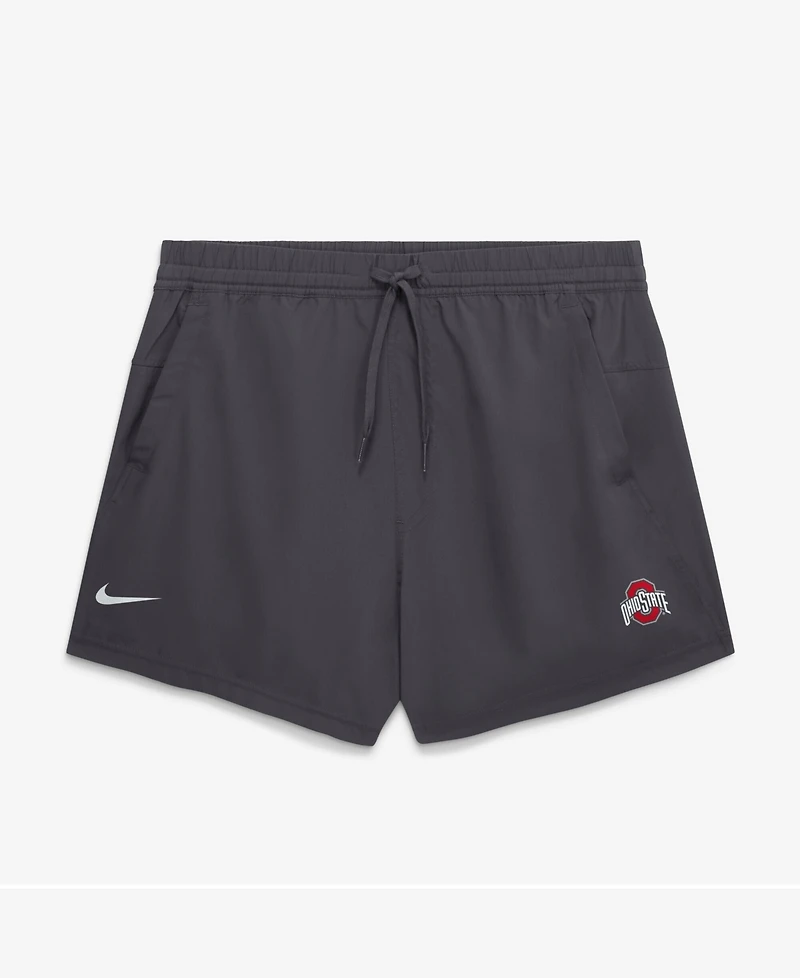 Nike Men's Anthracite Ohio State Buckeyes Primary Logo Form Shorts