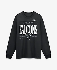 Nike Men's Black Atlanta Falcons Red Zone Long Sleeve Max90 T-Shirt