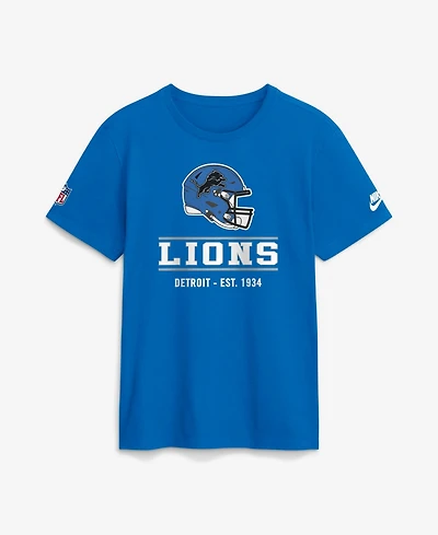 Nike Men's Blue Detroit Lions Sideline Alternate Final Sprint Dri-fit T-Shirt