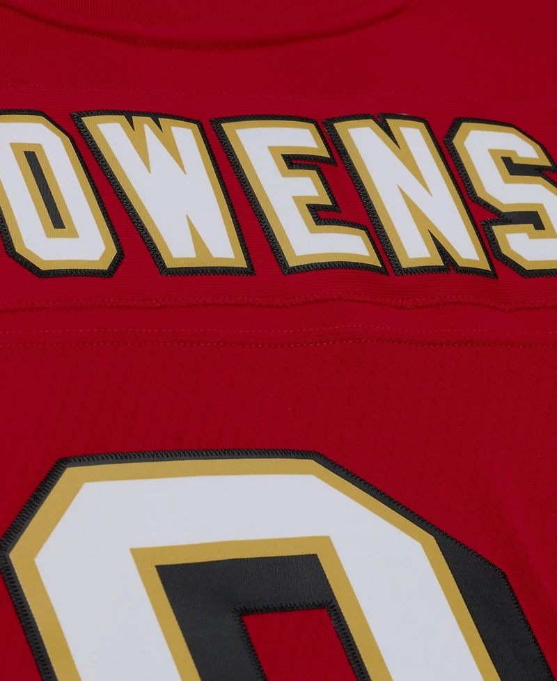 Mitchell & Ness Men's Terrell Owens Red San Francisco 49ers 1996 Legacy Replica Player Jersey