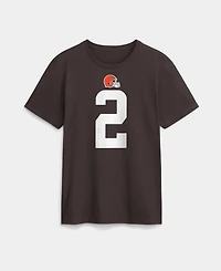 Nike Men's Shedeur Sanders Brown Cleveland Browns Name Number T-Shirt