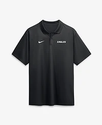Nike Men's Black Philadelphia Eagles Wordmark Victory Dri-fit Polo Shirt