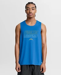 Nike Men's Powder Blue Los Angeles Chargers Kickoff Miler Dri-fit Tank Top