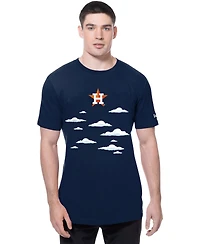 New Era Men's Navy Houston Astros Mlb x Simpsons 2026 Collab Clouds T-Shirt