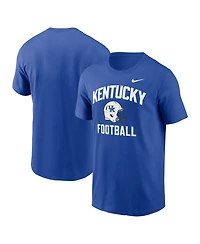Nike Men's Royal Kentucky Wildcats Campus Football Helmet T-Shirt