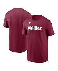 Nike Men's Burgundy Philadelphia Phillies Cooperstown T-Shirt