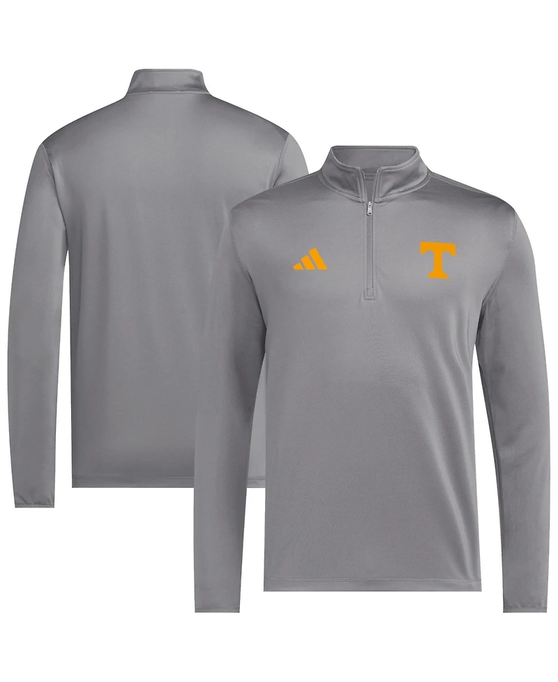 Adidas Men's Gray Tennessee Volunteers 2026 Sideline Ultimate 365 Woven Quarter-Zip Pullover