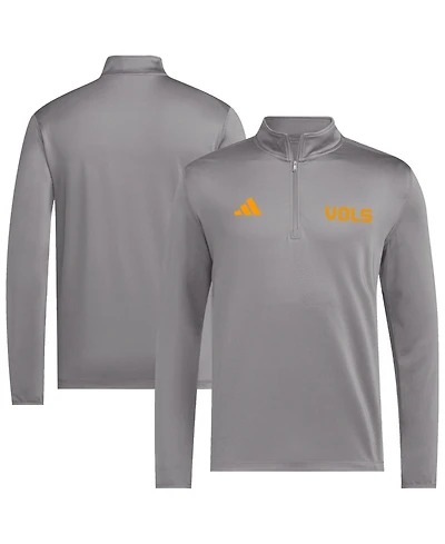 Adidas Men's Gray Tennessee Volunteers Ultimate365 Cozy Quarter-Zip Sweatshirt