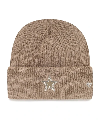 47 Brand Men's Tan Dallas Cowboys Foundational Cuffed Knit Hat