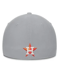 Nike Men's Gray Houston Astros Primetime Rise Dri-fit Flex Hat