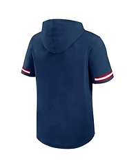 Fanatics Men's Navy Houston Texans Optimal Play Short Sleeve Hooded T-Shirt