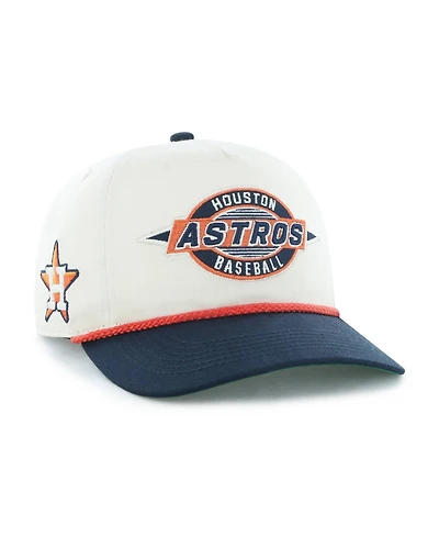 47 Brand Men's Natural Houston Astros Frame Out Hitch Adjustable Hat