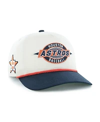 47 Brand Men's Natural Houston Astros Frame Out Hitch Adjustable Hat