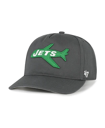 47 Brand Men's Charcoal New York Jets Hitch Adjustable Hat