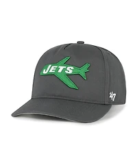 47 Brand Men's Charcoal New York Jets Hitch Adjustable Hat