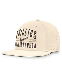 Nike Men's Natural Philadelphia Phillies True Dri-fit AeroBill Fitted Hat