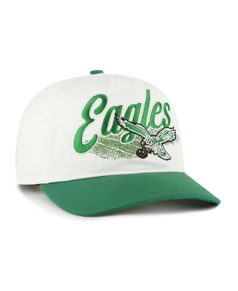 '47 Brand Men's Cream Philadelphia Eagles Throwback Enfield Hitch Adjustable Hat
