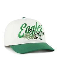 '47 Brand Men's Cream Philadelphia Eagles Throwback Enfield Hitch Adjustable Hat
