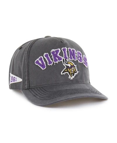 '47 Brand Men's Charcoal Minnesota Vikings Calderwood Well Worn Hitch Adjustable Hat