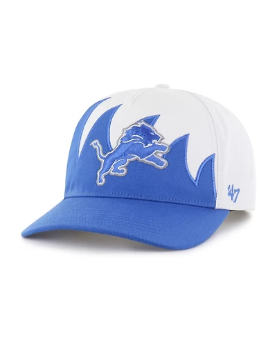 47 Brand Men's White Detroit Lions Jagged Hitch Adjustable Hat