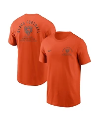 Nike Men's Orange Chicago Bears Split Logo T-Shirt