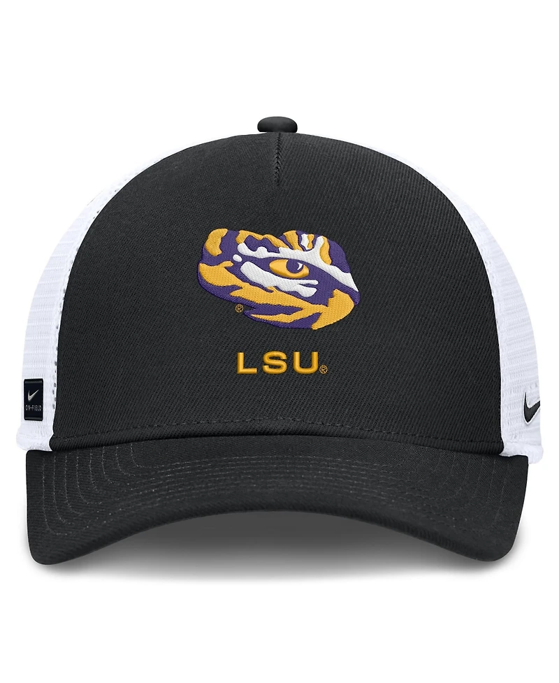 Nike Men's and Women's Black Lsu Tigers 2026 On-Field Gameday Trucker Hat