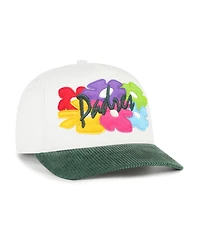 47 Brand Men's White/Green San Diego Padres Flora Gallery Hitch Adjustable Hat