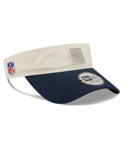 New Era Men's Cream/Navy Denver Broncos 2026 Nfl Training Camp Adjustable Visor
