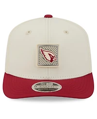 New Era Men's Cream/Cardinal Arizona Cardinals 2026 Nfl Training Camp 9SEVENTY Adjustable Hat