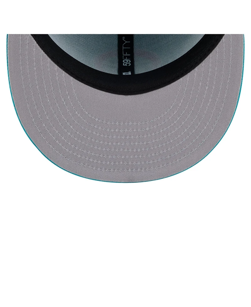 New Era Men's Aqua Miami Dolphins 59FIFTY Fitted Hat