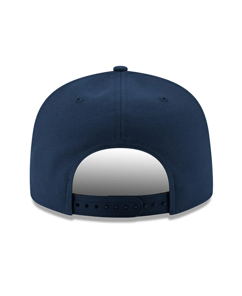 New Era Men's Navy Dallas Cowboys Core Team Script 9FIFTY Snapback Hat