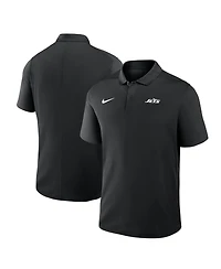 Nike Men's Black New York Jets Dri-fit Victory Polo Shirt