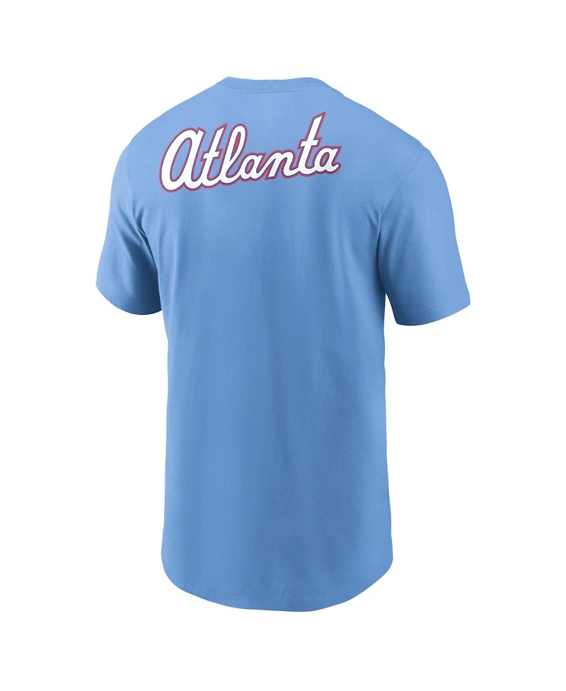 Nike Men's Light Blue Atlanta Braves City Connect Club T-Shirt
