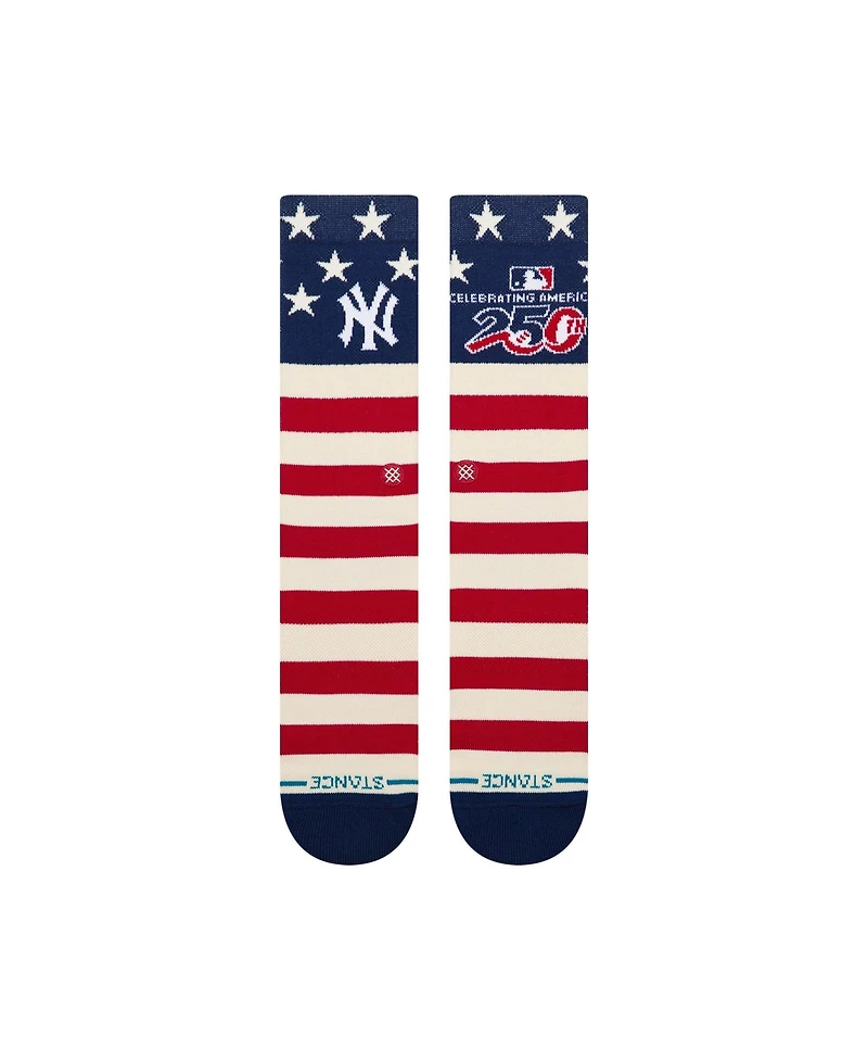 Stance Men's and Women's New York Yankees American's 250th Crew Socks