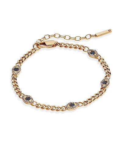 Alex and Ani Evil Eye Curb Chain Inline Bracelet