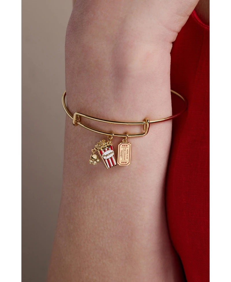 Alex and Ani Here For The Drama!' Movie Theater Popcorn and Ticket Charm Bangle
